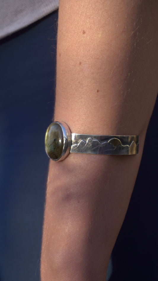 Labradorite Mountain Cuff