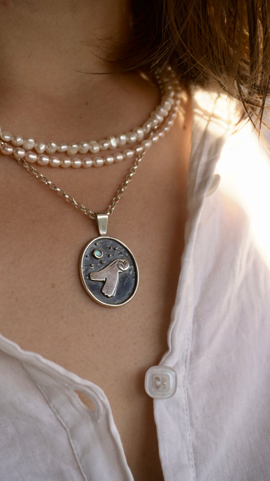 Barn Owl Pendant