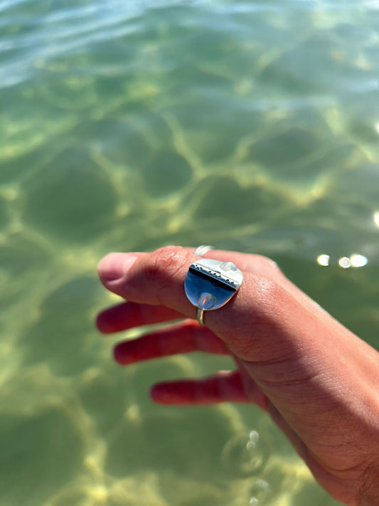 Birch Shield Ring