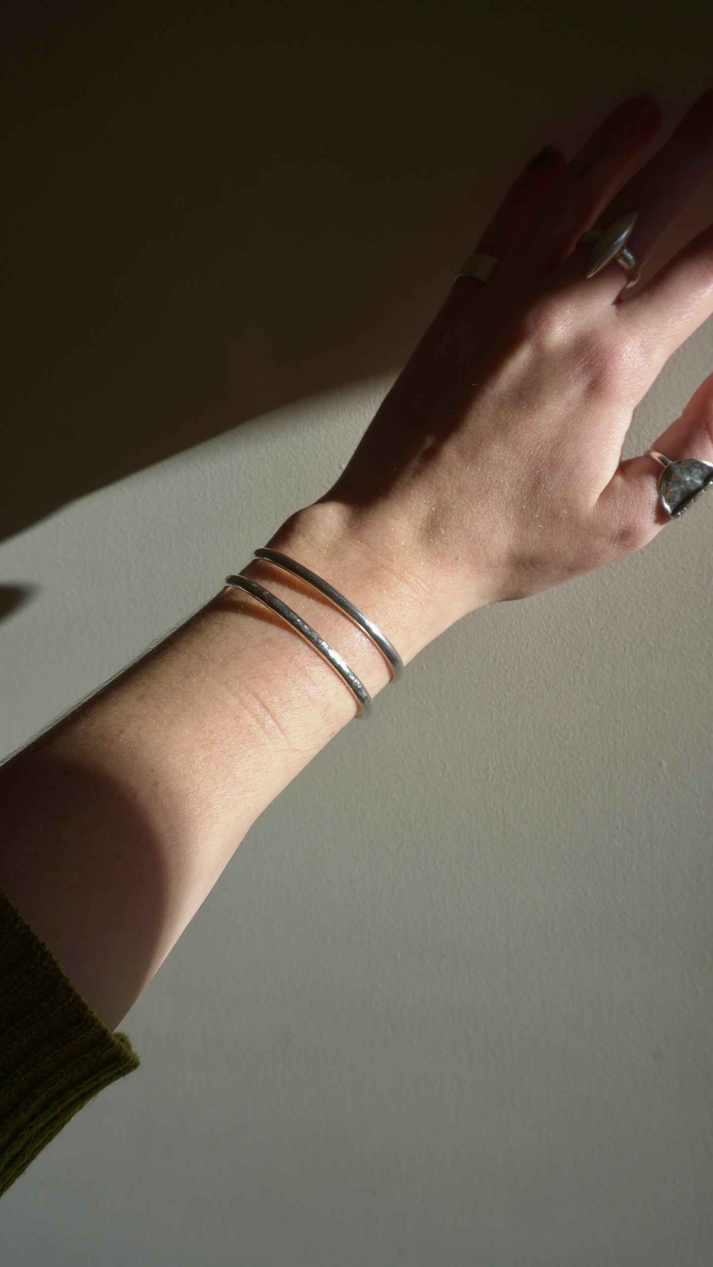 The Hammered Effortless Cuff