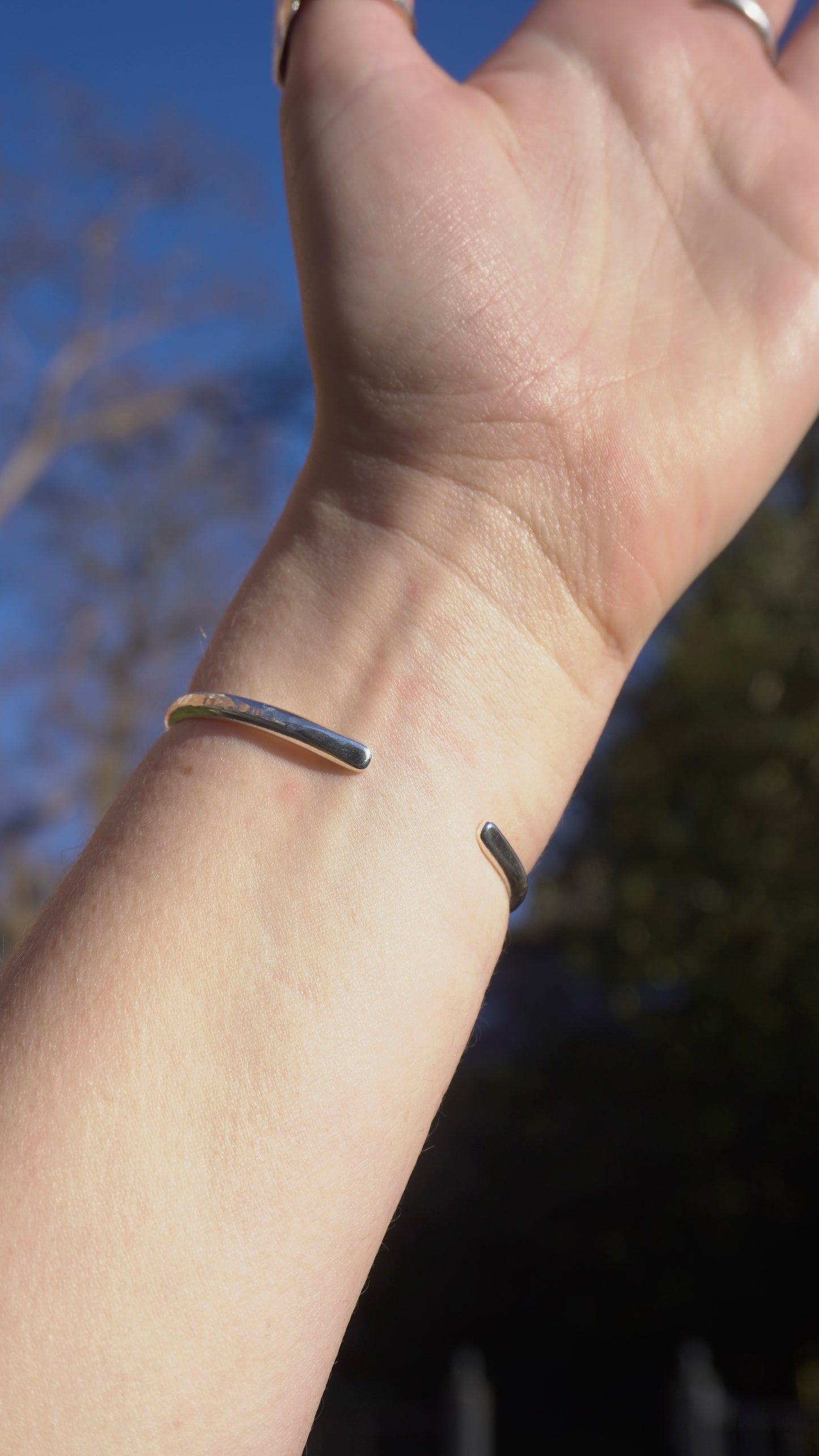 The Hammered Effortless Cuff