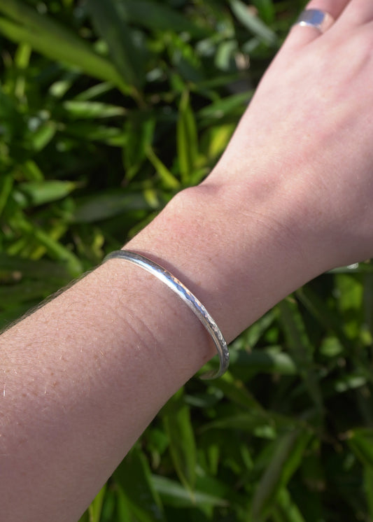 The Hammered Effortless Cuff