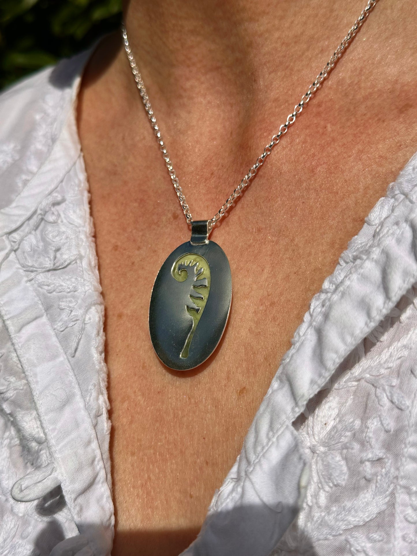 Unfurling Fern Pendant